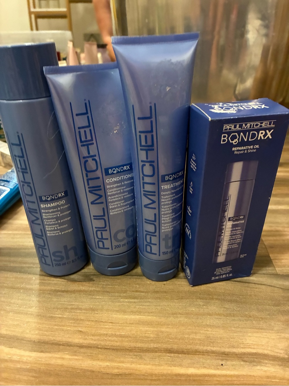 Paul Mitchell BondRX Shampoo Conditioner Treatment & Oil Bundle NEW